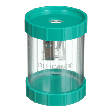 Чинка,BASE 1 отв. пластиковий корпус, з контейнером, BM.4758 BUROMAX